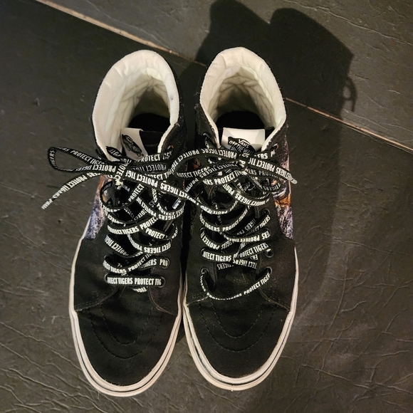 Vans ComfyCush Sk8-Hi Discovery Channel Project Cat Men's Size 8 Womens Size 9.5 - Picture 6 of 10